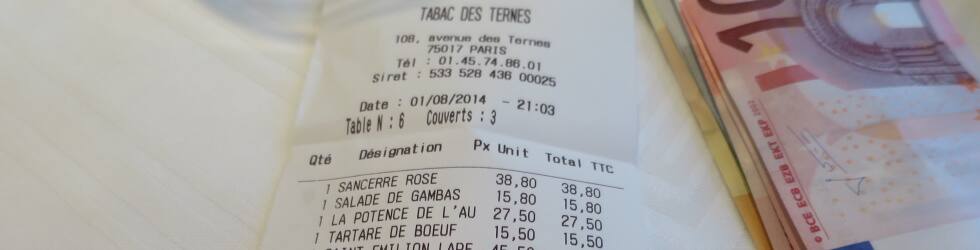 パリのハイアットリージェンシー パリエトワールホテル近くのレストランタバック・デ・テルヌ（TABAC DES TERNES）での夕食の料理について教えます